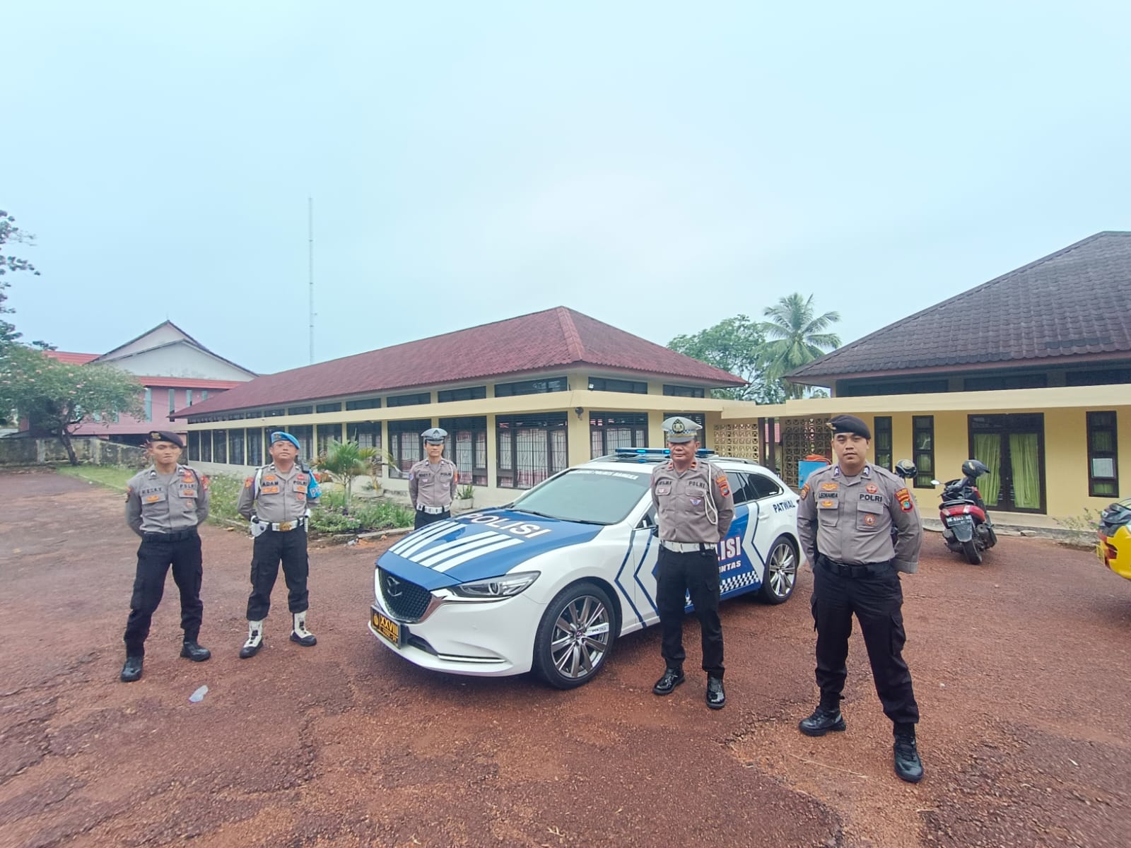 Polres Bangka Tingkatkan Pengamanan dan Penjagaan Gudang Logistik KPU Kabupaten Bangka