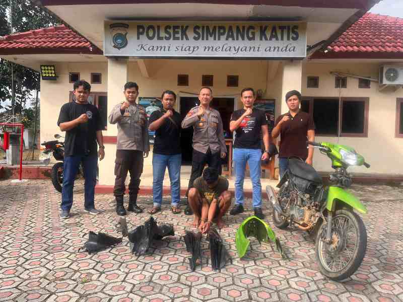 Polsek Simpang Katis Ungkap Kasus Penggelapan Motor