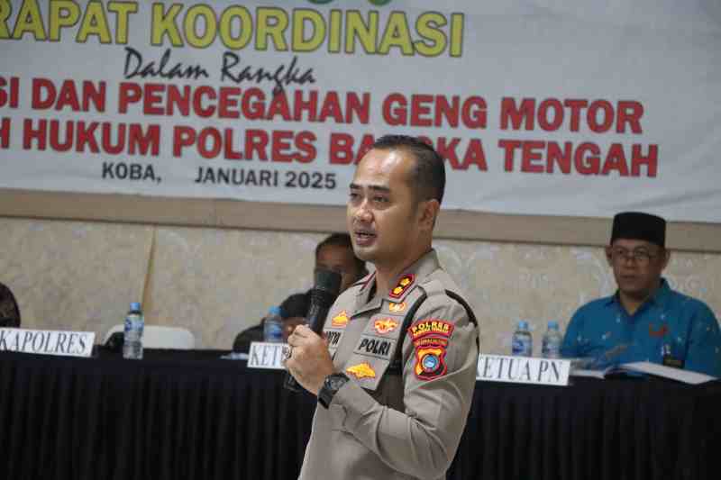 Kegiatan yang berlangsung di Aula Pratisarawirya Polres Bangka Tengah ini dipimpin langsung oleh Kapolres Bangka Tengah, AKBP Pradana Aditya Nugraha, S.I.K